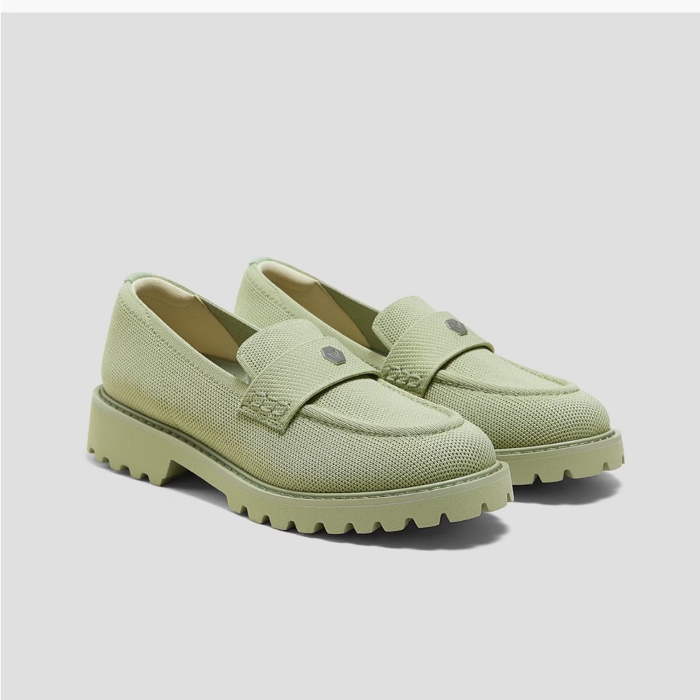 Vivaia Minty Green Loafers for Women